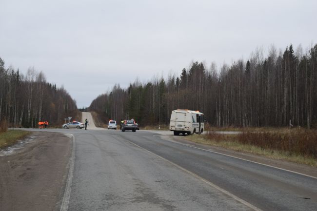 На автодороге Ухта - Сосногорск столкнулись Kia Rio и Volkswagen Transporter